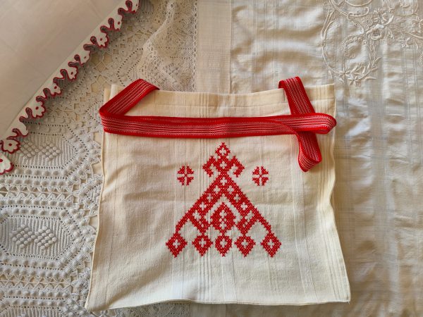 Handwoven Bag with Embroidery