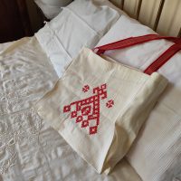 Handwoven Bag with Embroidery - Image 2