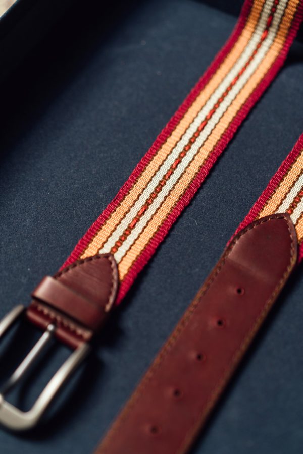 Handwoven Belt - Cherry