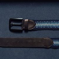 Handwoven Belt - Dark Blue - Image 2