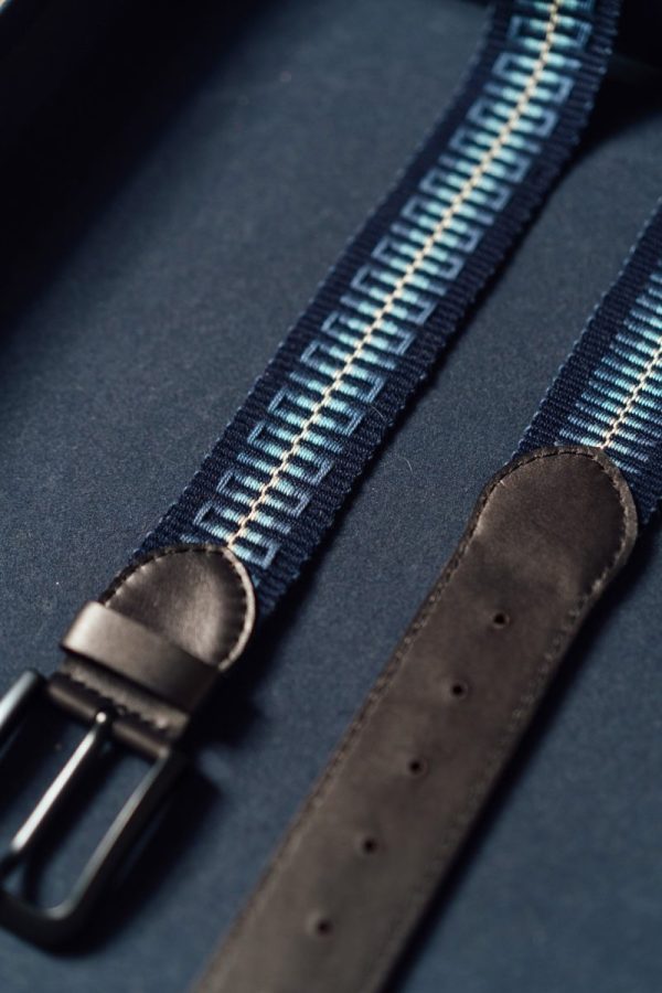 Handwoven Belt - Dark Blue