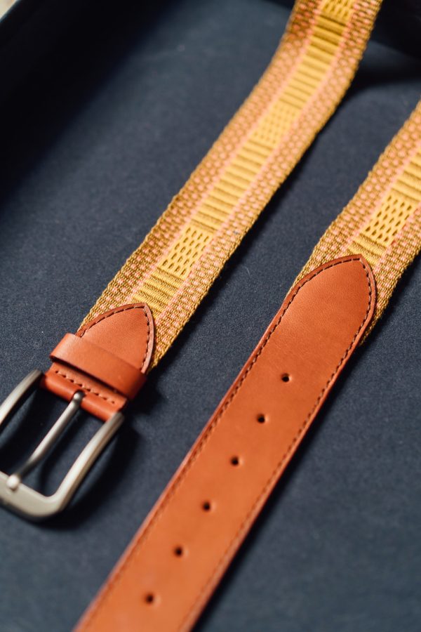 Handwoven Belt - Gold