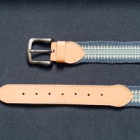 Handwoven Belt - Blue - Image 2