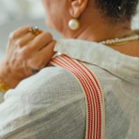 Handwoven Bag with Embroidery (SOLD) - Image 2