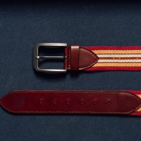 Handwoven Belt - Cherry - Image 2