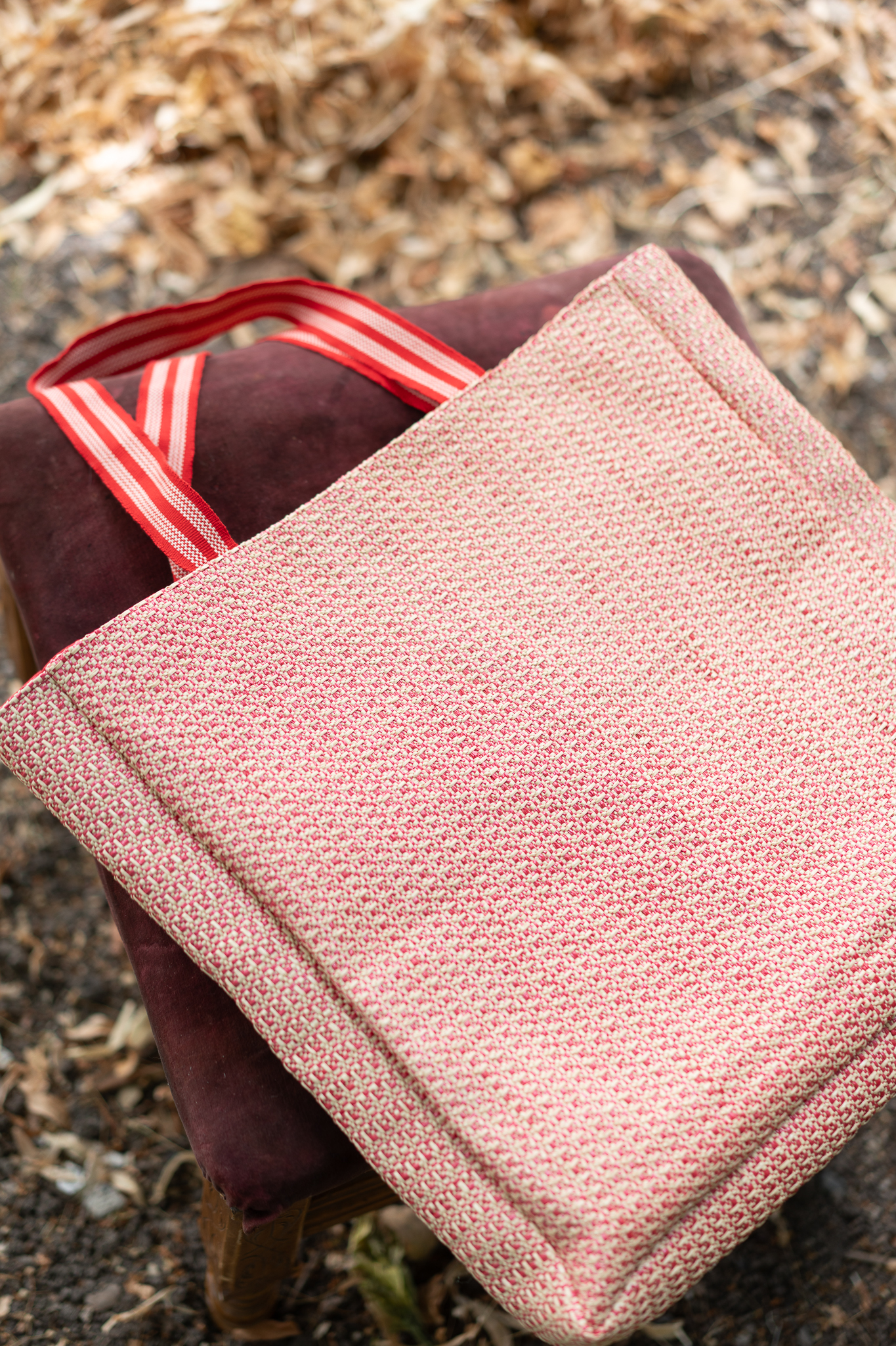 Vintage Rattan Shoulder Bag - Image 4